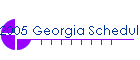2005 Georgia Schedule